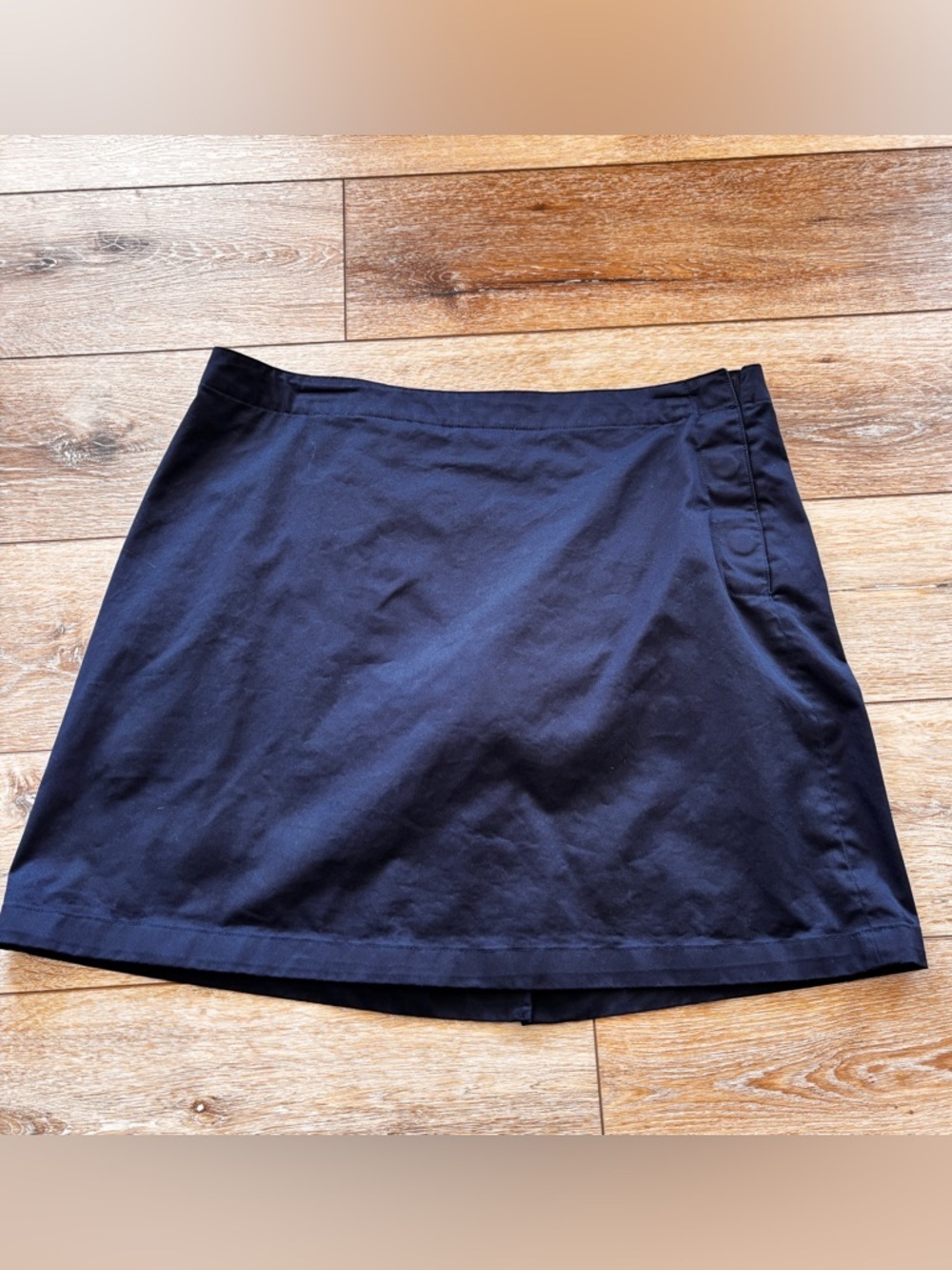 Lands End Golf Skort Navy Blue Womens Size 16 Tennis Pickleball Walking Preppy